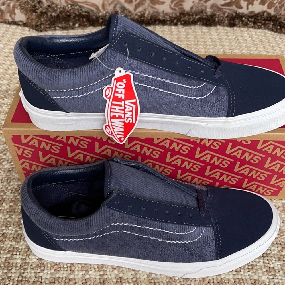 Vans Old Skool Paisley Parisienne Night/Trwht Men’ - Picture 14 of 16